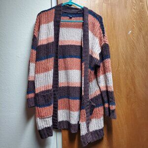 Soft Striped Cardigan